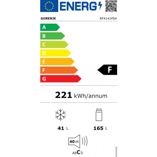 Gorenje samostojeći kombinovani RF 4141 PS4 Slike