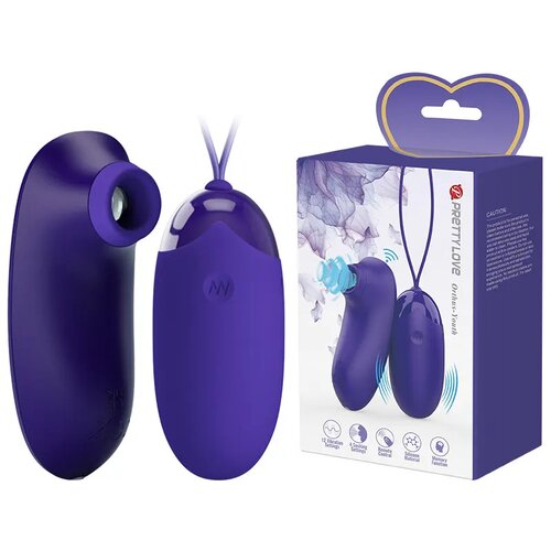  Bežično vibro jaje i stimulator klitorisa Orthus Slike