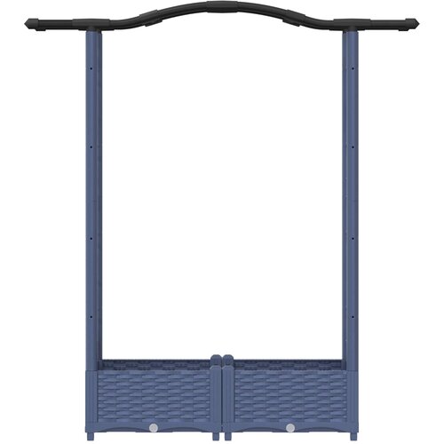  Povi&amp;scaron;eni krevet s mrežom i krovom Sivi 124 x 40 x 125 cm PP Slike
