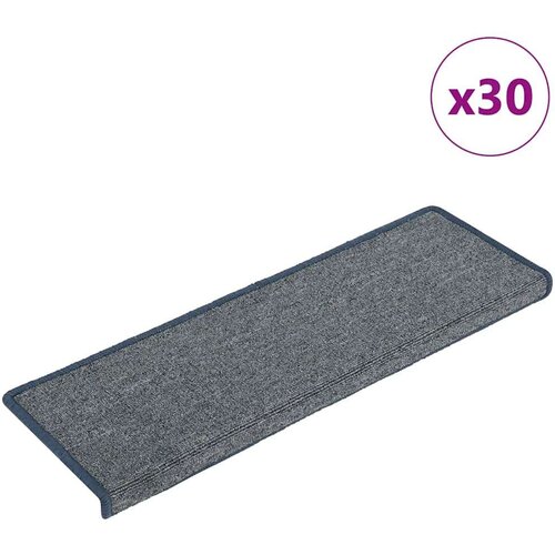 vidaXL Preproge za stopnice 30 kosov 65x21x4 cm vijolična in modra Cene