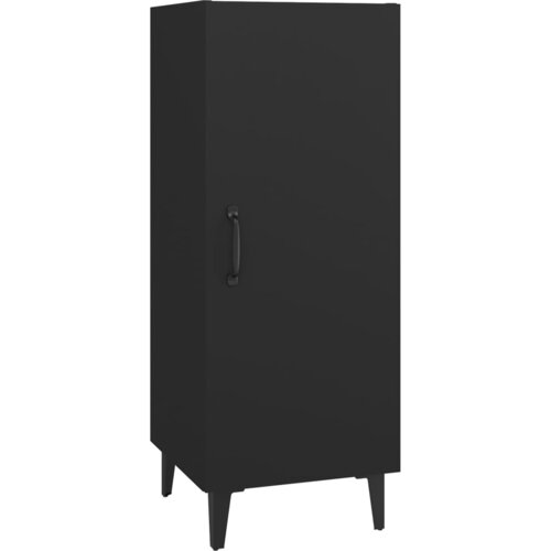 Maison Chic Komoda - Predalnik črna 34,5x34x90 cm konstruiran les, (21716343) Slike
