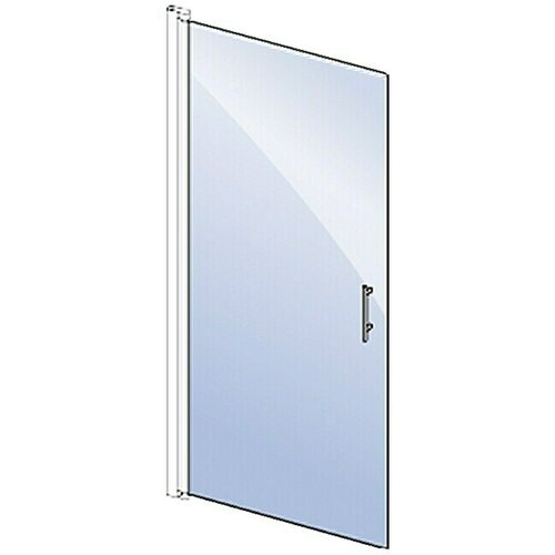 CAMARGUE Vario Vrata tu&amp;scaron; kabine B1 (75 x 195 cm, Premazano, Debljina: 6 mm, Crne boje) Slike