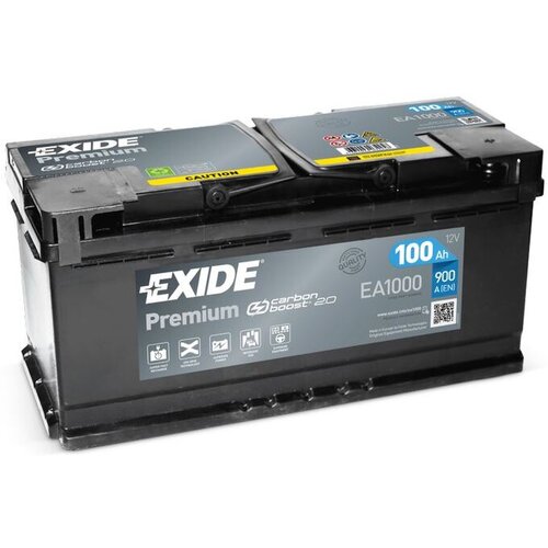 Exide akumulator Premium, 100AH, D, 900A, EA1000 Slike