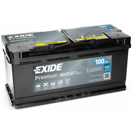 Exide akumulator Premium, 100AH, D, 900A, EA1000
