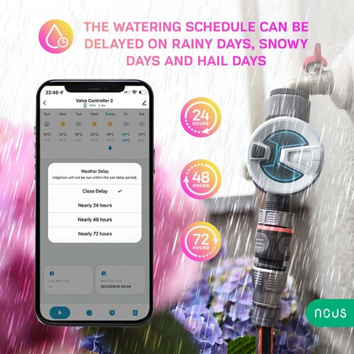 NOUS L11 Bluetooth Tuya Sprinkler Slike