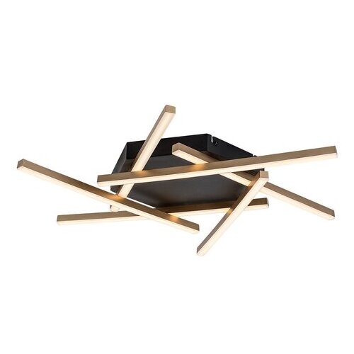 Rabalux plafonjera Severine, LED, 40W, 3000K, 60x60cm, Zlatno-crna Cene