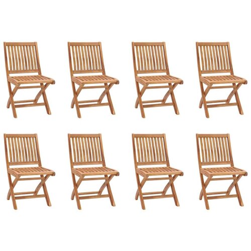  9-dijelni vrtni blagovaonski set od masivne tikovine Slike
