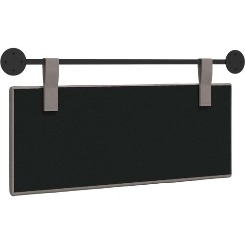  Držeće uzglavlje Zidne Sivo-smeđa 110 x 55 x 5 cm tkanina - Sivo-smeđa 100 cm bez LED Slike