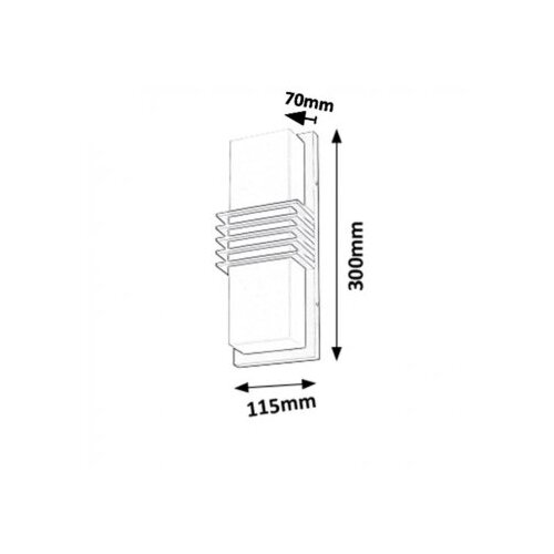 Rabalux rodez LED12W bela Slike