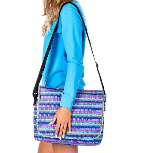Fashion Hunters Shoulder bag with a geometric pattern