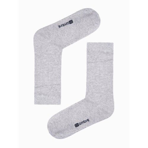 Ombre Clothing Men&amp;#039;s socks U153 - grey 3 Slike