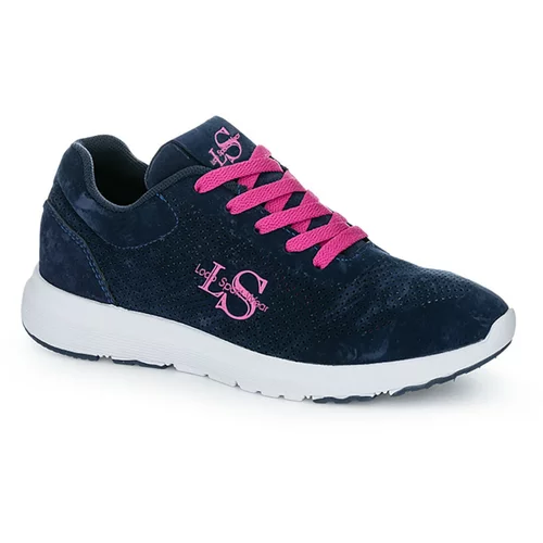 LOAP RISETA Women's casual shoes Dark blue / Pink / White