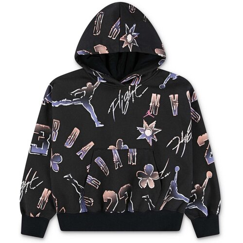 Nike Flis Jdg 23 Throwback Po Hoodie Črna Slike