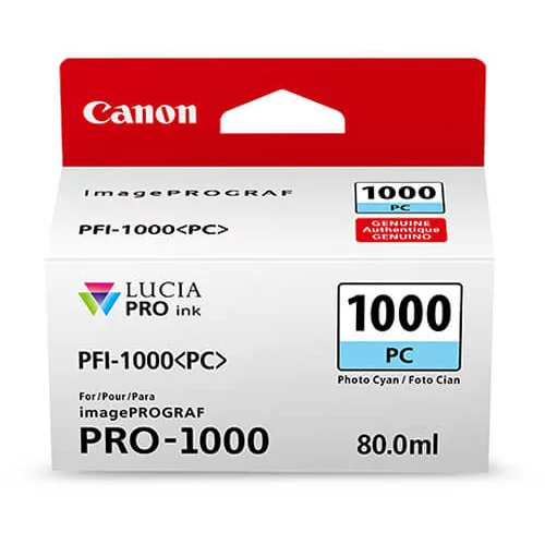 Canon kartuša PFI-1000 PC (foto modra), original