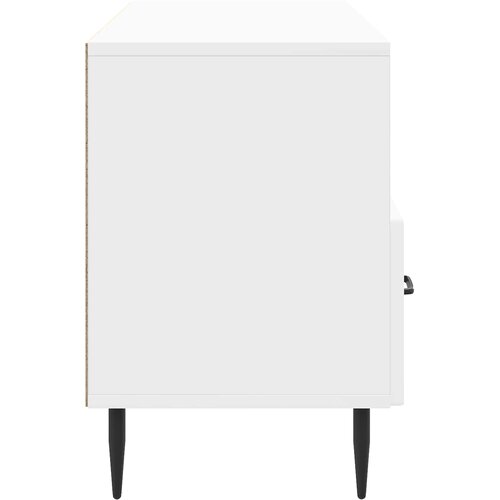  ormar s ladicama Bijela visokog sjaja 102 x 34,5 x 50 cm Slike