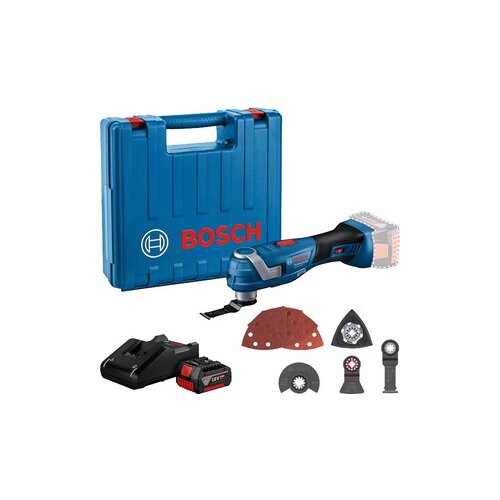 Bosch aku višenamenski rezač GOP 185-LI + 1x4.0 Ah baterija + GAL 18V-20 punjač + pribor + kofer Cene