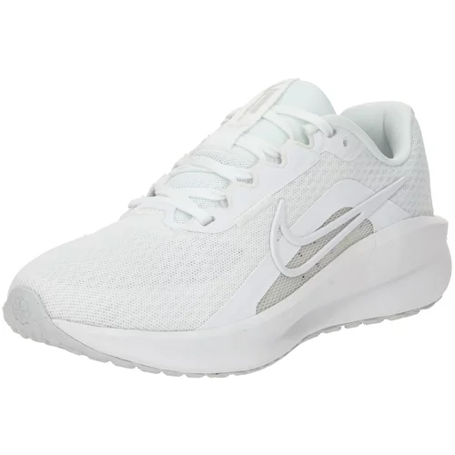 Nike Tenisice za trčanje 'DOWNSHIFTER 13' srebro / bijela