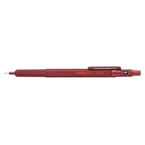 Rotring 600 Mechanical Pencil metallic red 0,5 mm Slike