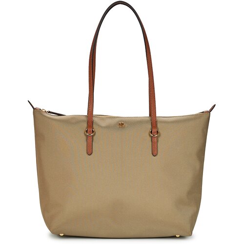 Polo Ralph Lauren Nakupovalne torbe KEATON 26-TOTE-MEDIUM Bež Slike