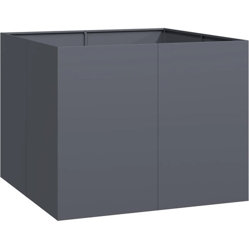 Maison Chic Cvetlični Lonec - Cvetlično korito antracit 100x100x80 cm Jeklo, (21790112) Cene