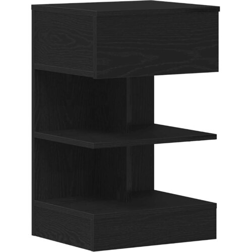  Noćni ormar Crni hrast 40 x 35 x 65 cm Konstruirano drvo Slike