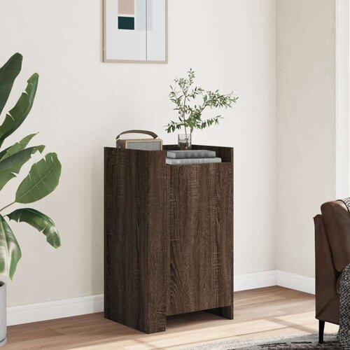 vidaXL Komoda boja smeđeg hrasta 45x35x75 cm od konstruiranog drva Cene