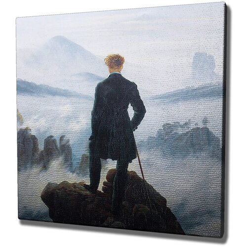 Wallity Slika reprodukcija 45x45 cm Caspar David Friedrich &amp;ndash; Wallity Slike