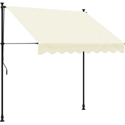 Maison Chic Zložljiva tenda - Senčniki krem 200x150 cm tkanina in jeklo, (22038501) Slike