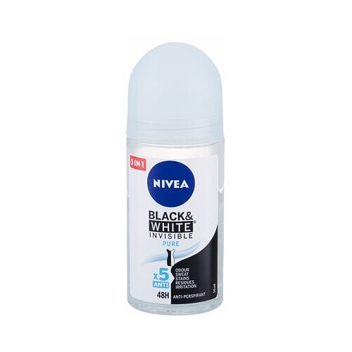 Nivea Black & White Invisible Pure roll on 50ml Cene