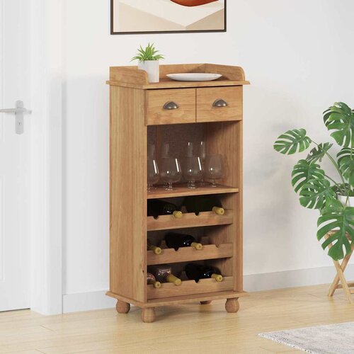  Ormar za vino ASKIM Medeni vosak 57 x 37 x 114 cm Cijene