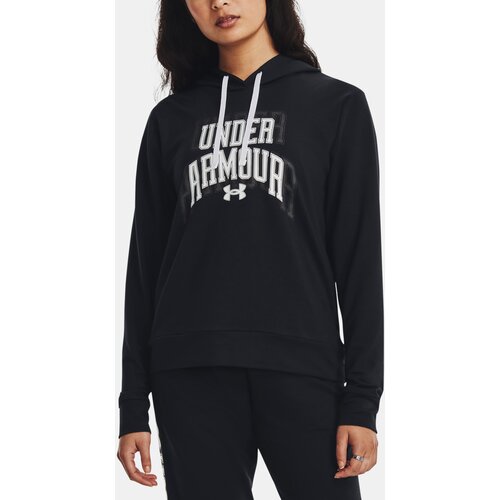 Under Armour Sweatshirt UA Rival Terry Graphic Hdy-BLK - Women Cene