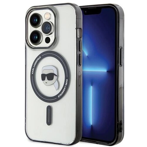 Karl Lagerfeld KARL'S HEAD OVITEK ZA MAGSAFE ZA IPHONE 15 PRO MAX PROZOREN, (21897301) Cene