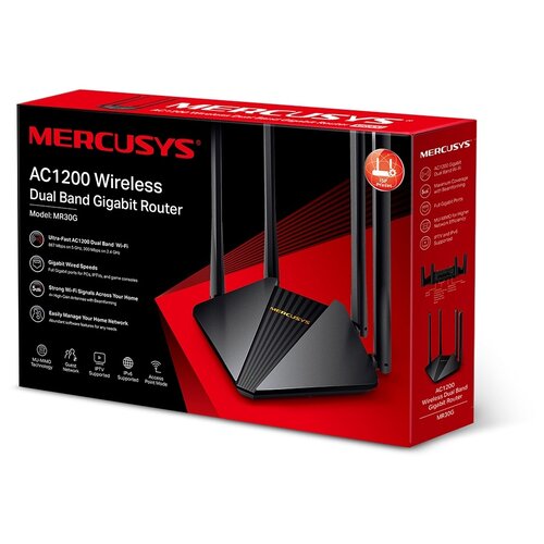 Mercusys MR30G MR30G AC1200 bežičmi dvokanalni gigabit router Slike