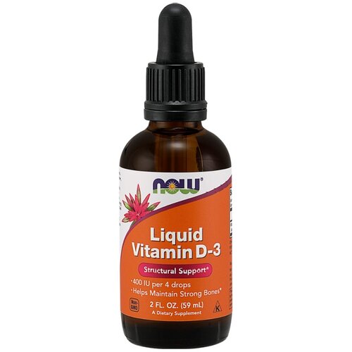 Now Foods Tečni vitamin D-3 59 ml Cene