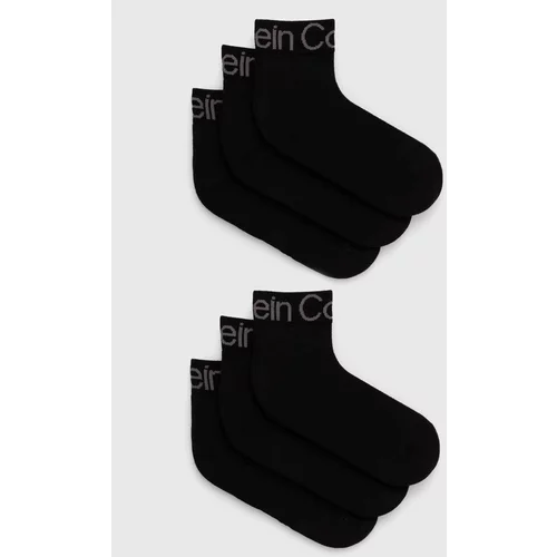 Calvin Klein Čarape 6-pack za muškarce, boja: crna, 701220503
