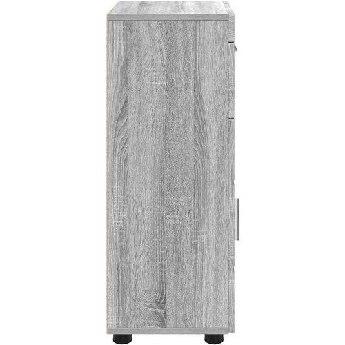  Kabinetski zidni s policom Sivi hrast sonoma 55 x 29 x 100 cm Slike