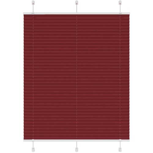  Plisirana roleta Bordeaux crvena 105x150 cm &Scaron;irina tkanine Cijene