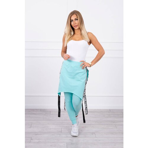 Kesi Pants/suit with mint selfie inscription Slike