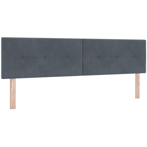  LED glava kreveta s LED trakama Sivi 180 cm Bar&amp;scaron;un Slike