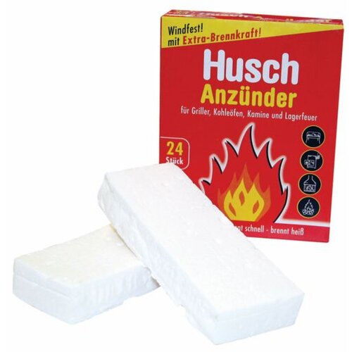 HUSCH Kocke za prižiganje žara in trdih goriv Husch (24 kos) Slike