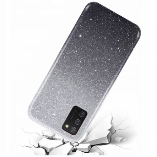 Onasi silikonski ovitek z ble&amp;scaron;čicami bling 2v1 za samsung galaxy S22 5G - srebrno siv Slike