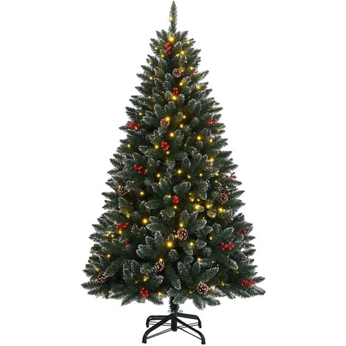 VidaXL Umjetno božićno drvce sa 150 LED žarulja 150 cm Slike