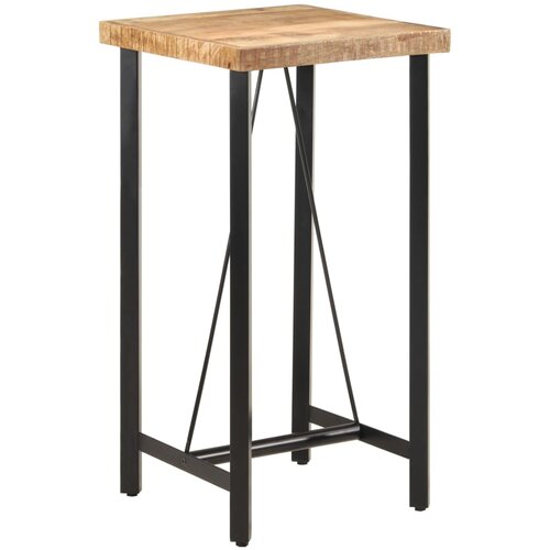  The Living Store Barska miza 55x55x107 cm trden mangov les in železo - Barska Miza, (21498399) Cene