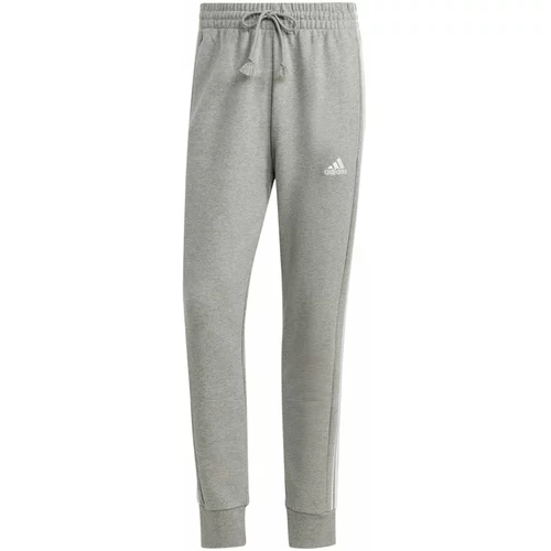 Adidas Sportske hlače siva melange / bijela