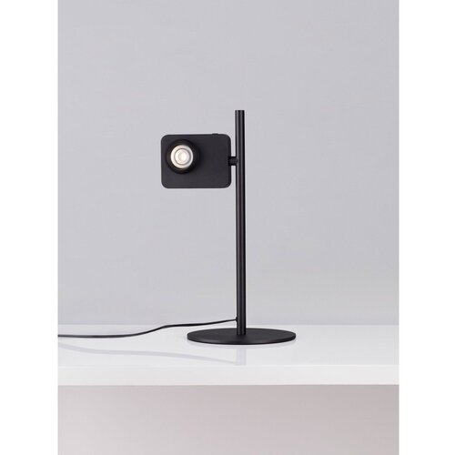 Nova Luce Crna LED stolna lampa aluminijska sa savitljivom konstrukcijom/s mogućnosti zatamnjivanja (visina 46 cm) Kedros &amp;ndash; Slike