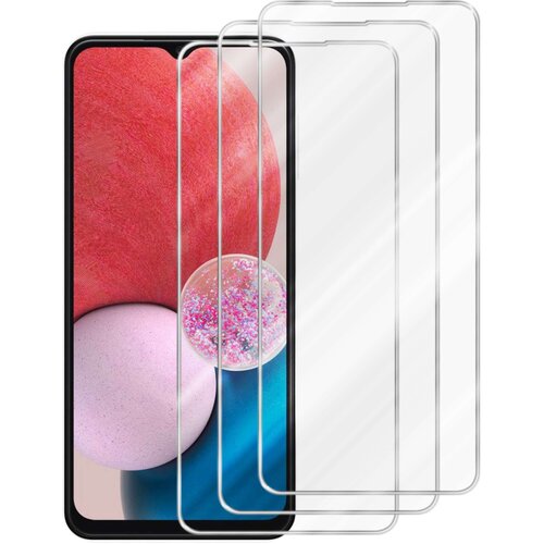 Cadorabo 3x Oklepna folija, združljiva z Samsung - Za&amp;scaron;čitna folija v visoka prosojnost - 3-pack Kaljeno za&amp;scaron;čitno steklo za zaslone s trdoto 9H in združljivostjo s 3D dotikom, (20860727) Slike
