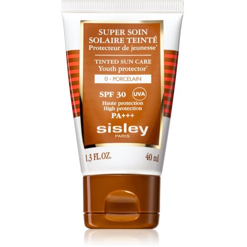Sisley Super Soin Solaire Teint&eacute; za&scaron;titna krema za toniranje za lice SPF 30 nijansa 0 Porcelain 40 ml Cijene