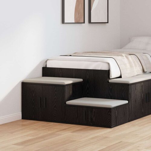  Ormar za pohranu crni 103x41x40 cm od konstruiranog drveta Slike