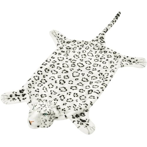 vidaXL Pli&scaron;asta preproga leopard 139 cm bele barve, (20668738) Cene