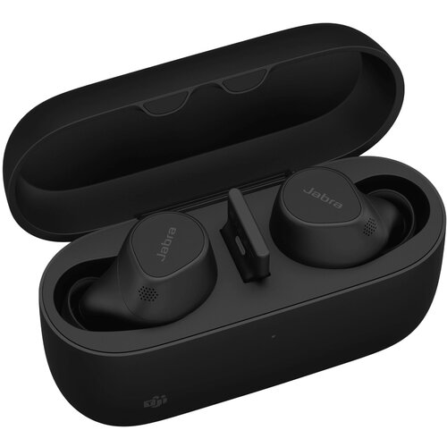 Jabra EVOLVE2 Buds MS, Cradle USB-A MS, Link 380 BT adapter USB-A MS, 30 cm USB-C to USB-A cable, Ear gels, wireless charging pad, warranty 20797-999-989 Cene